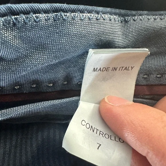 Brunello Cucinelli blue cargo pants